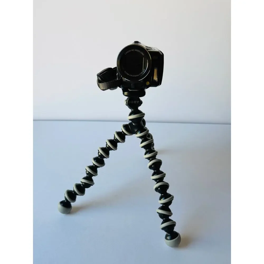 Canon VIXIA HF10 HD Camcorder Bundle Joby Tripod Remote Tested Works